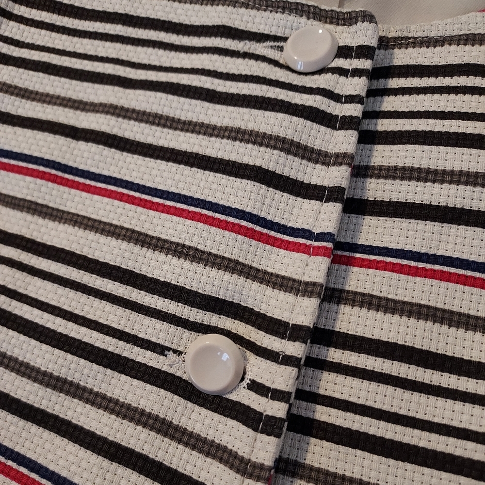 Tulle Original Chic Unique Striped Bolero style lined blazer Stylish Office - Picture 6 of 14